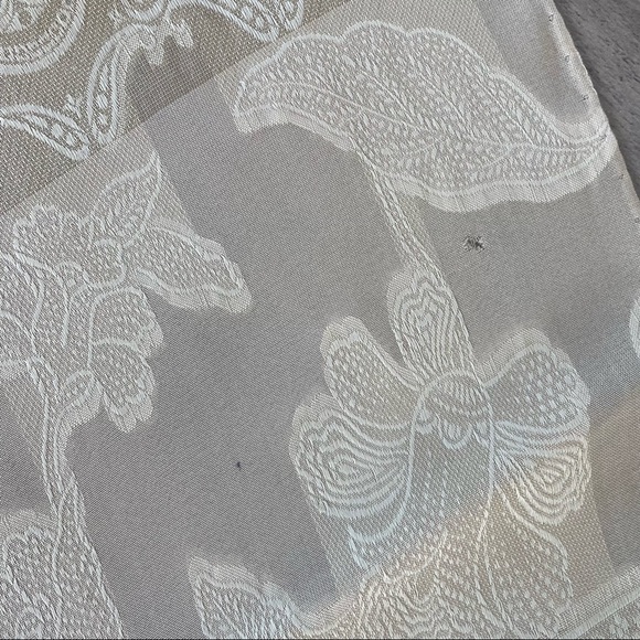 Vintage Furla Paisley Floral Fringe Furla Scarf - Picture 7 of 9